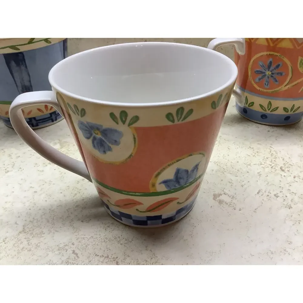 Sanibel Interiors Stoneware Coffee Mugs - Set of 4 - PTS International